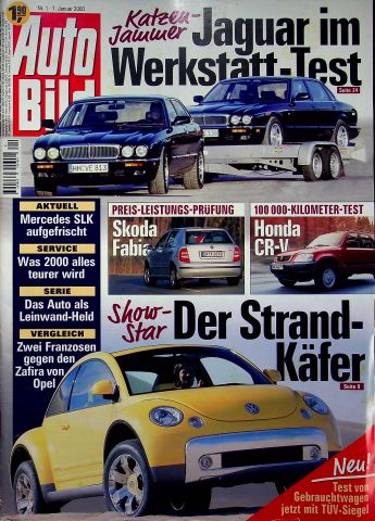 Deckblatt Auto Bild (01/2000)